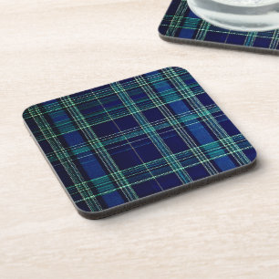 Tartan ruit bier onderzetter