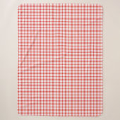 Tartan ruitpatroon sherpa deken (Voorkant)