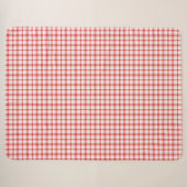 Tartan ruitpatroon sherpa deken (Voorkant (horizontaal))