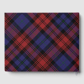 Tartan Rustieke Schotse Plaid Trouw Gastenboek (Achterkant)