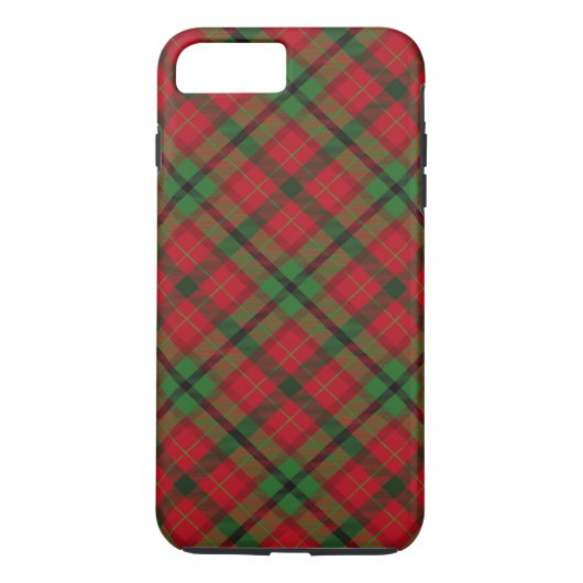 Tartan Schotland Kerst Feestelijk Kerstmis Case-Mate iPhone Case (Achterkant)