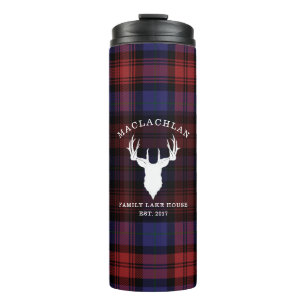Tartan Schotlandse Clan MacLachlan Familie Meerhui Thermosbeker