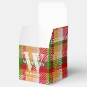 Tartan Schotlandse ruit aangepaste geschenken even Bedankdoosjes (Geopend)