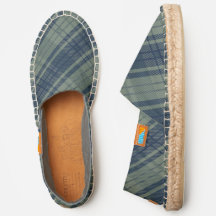 Tartan Schotlandse ruit - Leigroen en marineblauw