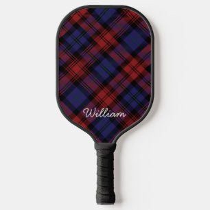 Tartan Schotlandse ruit Personalized Rustieke Clan Pickleball Paddle