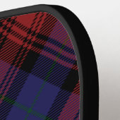 Tartan Schotlandse ruit Personalized Rustieke Clan Pickleball Paddle (Links Detail)
