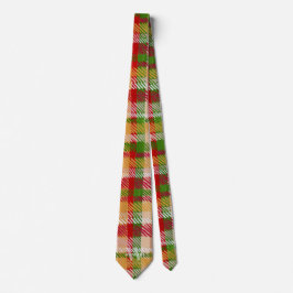 Tartan Schotse ruit aangepaste monogram feest Stropdas