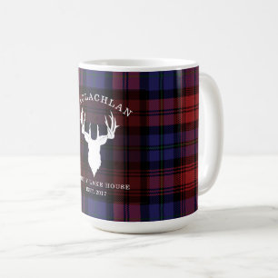 Tartan Schotse Ruit Clan MacLachlan Familie Meerhu Koffiemok