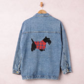 Tartan Schotse Terrier Denim Jacket (Hangar)