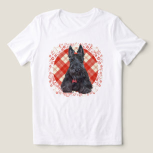 Tartan Schotse Terrier Tri-Blend Shirt