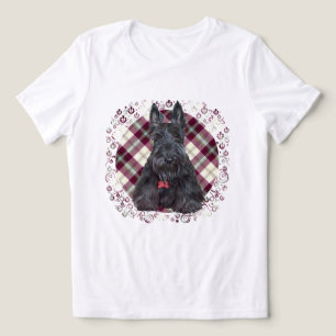 Tartan Schotse Terrier Tri-Blend Shirt