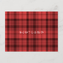 Tartan Scotland Briefkaart