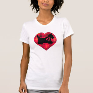 Tartan Scottie dog top