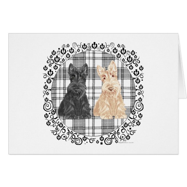 Tartan Scotties (Voorkant Horizontaal)