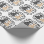 Tartan Scotties Cadeaupapier (Hoek)