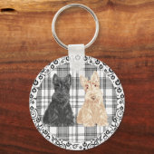 Tartan Scotties Sleutelhanger (Voorkant)