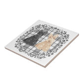 Tartan Scotties Tegeltje (Zijkant)