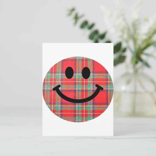 Tartan Scottish Briefkaart (Staand voorkant)