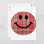Tartan Scottish Briefkaart (Voorkant / Achterkant)