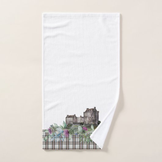 Tartan Scottish Castle Bad Handdoek (Handdoek)