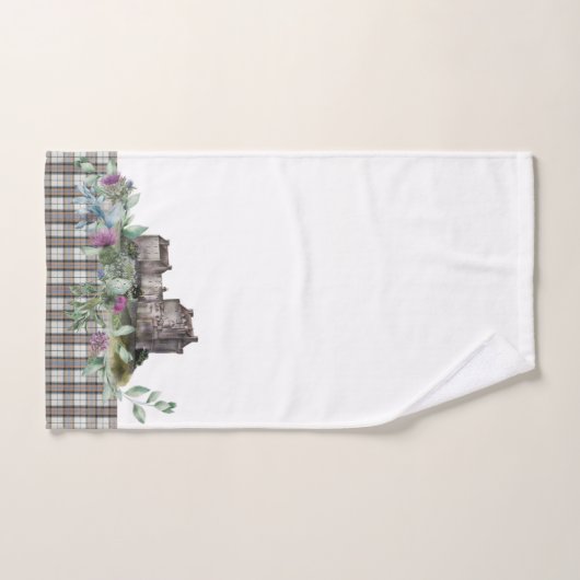 Tartan Scottish Castle Bad Handdoek (Handdoek)
