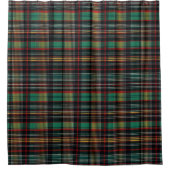 Tartan Scottish Pset Pattern Douchegordijn (Voorkant)