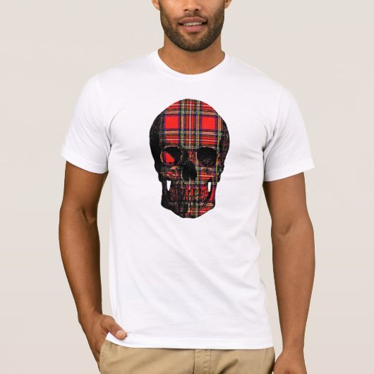 Tartan Skull T-shirt (Voorkant)