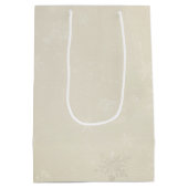 Tartan speldenaar op sneeuwvlok medium cadeauzakje (Achterkant)