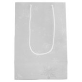 Tartan speldenaar op sneeuwvlok medium cadeauzakje (Achterkant)