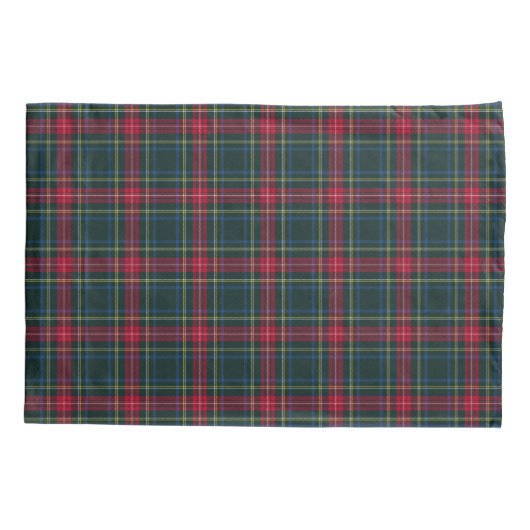 Tartan Spuit Groen en Rood Kussensloop (Achterkant)