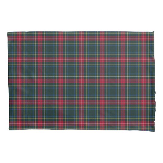 Tartan Spuit Groen en Rood Kussensloop (Voorkant)