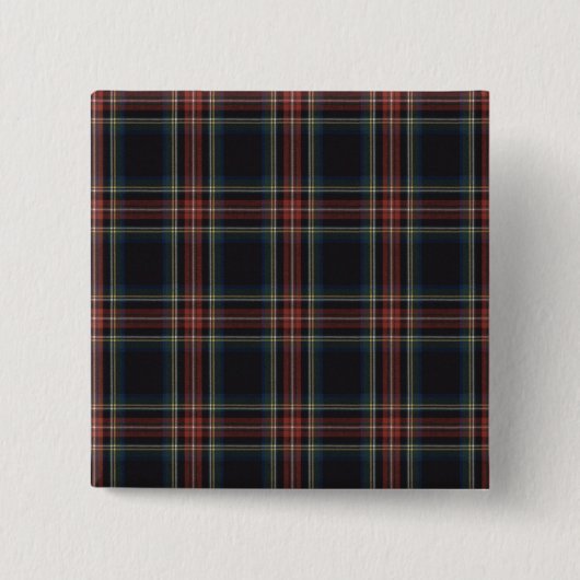 Tartan Square Button (Voorkant)