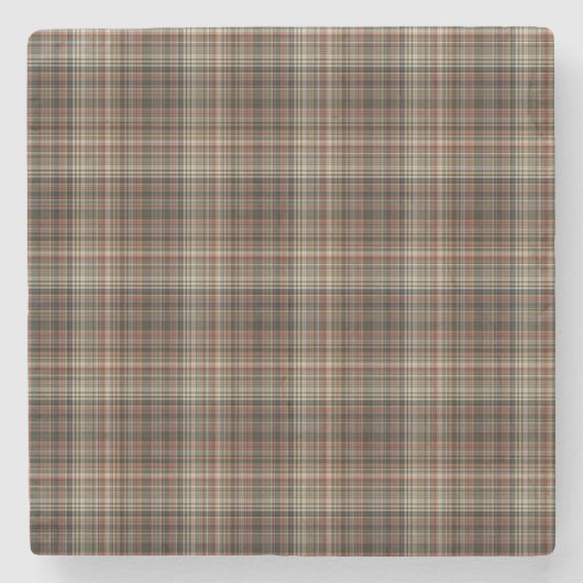 Tartan Stenen Onderzetter (Voorkant)