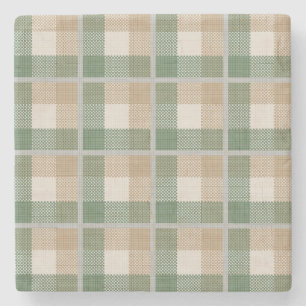 Tartan Stenen Onderzetter