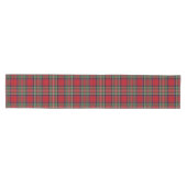 Tartan Stewart Plaid Red Check Pattern Medium Tafelloper (Horizontaal)