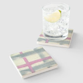 Tartan Stone Onderzetters (Zijkant)