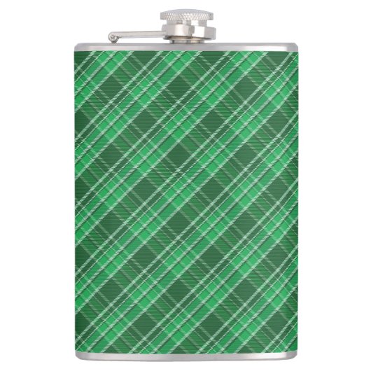 Tartan Swahili Green Plaid Pattern-88675 Heupfles (Voorkant)