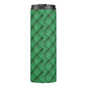 Tartan Swahili Green Plaid Pattern-88675 Thermosbeker (Achterkant)