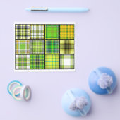 Tartan Tea Bag Tegels - Origami Foling Flyer (Enkel)