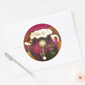 Tartan Tea Gezellige Stickers (Envelop)