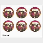 Tartan Tea Gezellige Stickers (Vel)