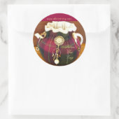 Tartan Tea Gezellige Stickers (Tas)