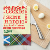 Tartan Tea Towel in Schotland Theedoek (Quarter Fold)