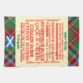 Tartan Tea Towel in Schotland Theedoek (Horizontaal)