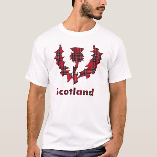 Tartan Thistle T-Shirt (Voorkant)