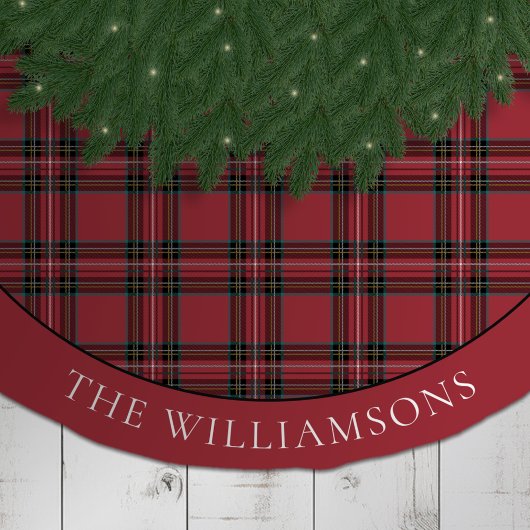 Tartan Tidings Tree Rok Kerstboom Rok
