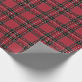 Tartan Tidings Wrapping Paper Cadeaupapier (Hoek)