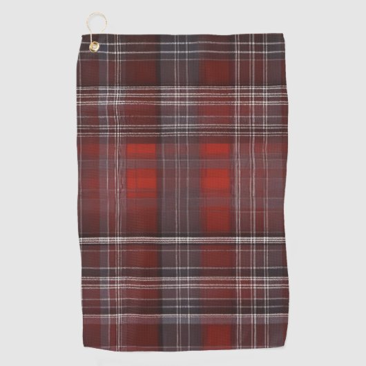 Tartan, Tijdloos patroon controleren Golfhanddoek (Voorkant)