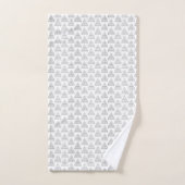 Tartan Triangles Gray Bad Handdoek (Handdoek)