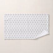 Tartan Triangles Gray Bad Handdoek (Handdoek)